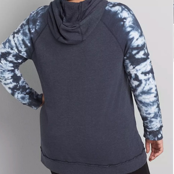 🎉HP 8/1🎉🎉Livi French Terry Hoodie Tye-Dye 14/16 - Picture 2 of 3